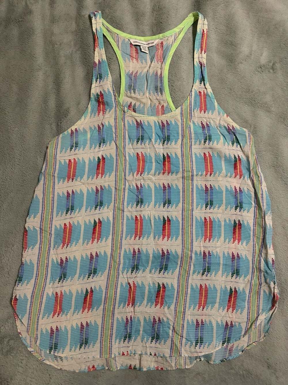 American Eagle Outfitters Women's Racerback Tank Top Multicolor, Size XS